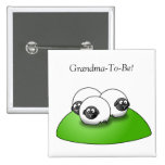 Weiße Schaf-Großmutter-Knopf Anstecknadelbutton