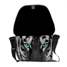 Weiße Tiger-Tasche Kuriertasche