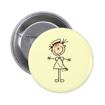 Weiße weibliche Geschenke der Strichmännchen-Krank Buttons