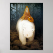 Weißer Bärn-König Valemon Plakat