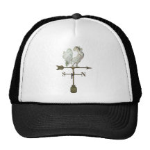 Weißer Hahn Retrokult Cap