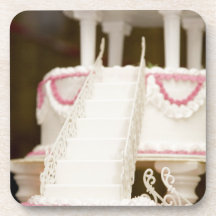 Weißer Kuchen Untersetzer