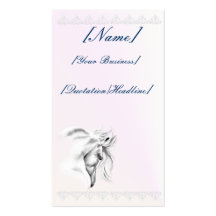 Weißer Pferdekopf profilecard_business_vertical,… Visitenkartenvorlagen