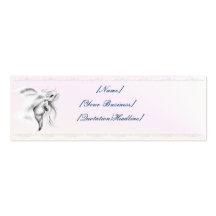 Weißer Pferdekopf profilecard_skinny_horizontal,… Visitenkartenvorlage