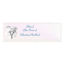 Weißer Pferdekopf profilecard_skinny_horizontal,… Visitenkartenvorlagen