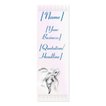 Weißer Pferdekopf profilecard_skinny_vertical, [… Visitenkarten Vorlagen