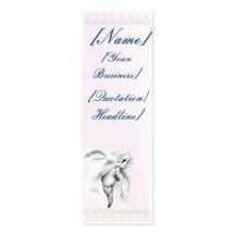 Weißer Pferdekopf profilecard_skinny_vertical, [… Visitenkarten