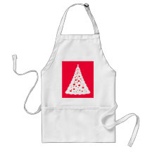 WEISSER WEIHNACHTSBAUM SCHÜRZE