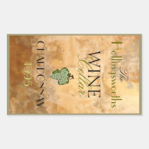Weißer Wein-Flaschen-Aufkleber