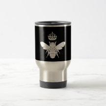Weißes Bienenkönigin-Logo… sind Sie eine Bienenkön Tee Tassen