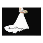 Weißes Brautkleid der französischen Hochzeitseinla