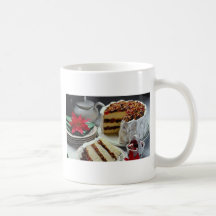 Weißes Hackfleisch, Schichtkuchen-Blumen der Walnu Teetasse