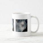 Weißes Nashorn-Kopf Kaffeetasse