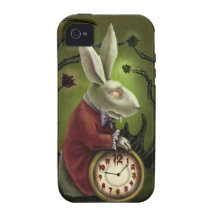 Weißes Vampirs-Kaninchen Case-Mate iPhone 4 Hüllen
