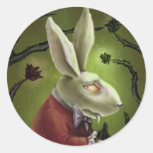 Weißes Vampirs-Kaninchen Sticker