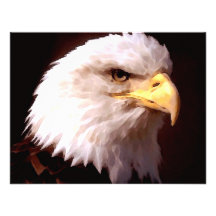 Weißkopfseeadler-Amerikaner Eagle Personalisierte Ankündigungskarte