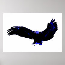 Weißkopfseeadler-Plakat-Druck - Amerikaner-Eagles-