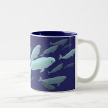 Weißwal-Wal-Kunst-Becher Marinelife Kaffeetasse