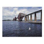 Weiter Eisenbahnbrücke Großbritannien-Postkarte