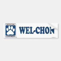WEL-CHON_blue Auto Sticker