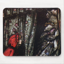 Welche großen Zähne Sie haben Mousepad