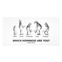 Welche Hominoid sind Sie? (Menschenskelette) Photo Karten