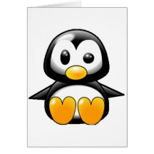 Welcher Pinguin Grußkarte