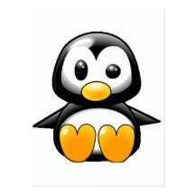 Welcher Pinguin Postkarte
