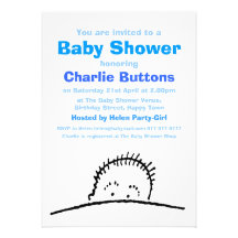 Welcome Baby Shower Custom Announcements