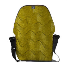 Wellen der GoldRickshaw-Bote-Tasche Kurier Taschen