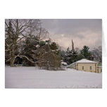 Wellen-Hügel im Winter Grußkarte