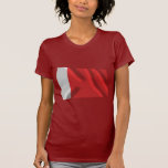 Wellenartig bewegende Flagge Dubais Shirt