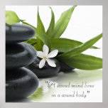 Wellness-Center-Behandlungs-Plakat