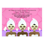 WELLNESS-CENTER-BRAUTPARTY-EINLADUNG Rosa u. Lila