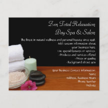 Wellness-Center/Massage-/Pedicure-Salon-Szenen-Sch Individuelle Flyer