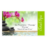 Wellness-Center-Massage-Salon-Geschäfts-Karten-Grü Visitenkarten