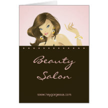 Wellness-Center-Salon-Broschüren-Gruß-Karten-Rosa-