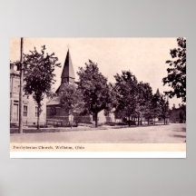 Wellston Ohio Presbyterianische Kirche Plakat
