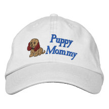 Welpen-Mama gestickter Hut Baseballcap