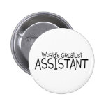 Weltbester Assistent Anstecknadelbuttons