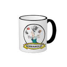WELTBESTER CARTOON DER WORKAHOLIC-MANN-II TEETASSE