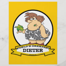 WELTBESTER DIETER-CARTOON VOLLFARBIGE FLYER