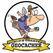 WELTBESTER GEOCACHER MANN-CARTOON PHOTO SKULPTUREN