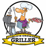 WELTBESTER GRILLVORRICHTUNGS-MANN-CARTOON FOTOAUSSCHNITTE
