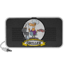 WELTBESTER GRILLVORRICHTUNGS-MANN-CARTOON MINI LAUTSPRECHER