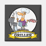 WELTBESTER GRILLVORRICHTUNGS-MANN-CARTOON MAGNETS