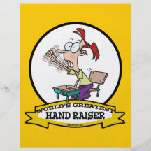 WELTBESTER HANDerbauer-CARTOON Flyer Druck