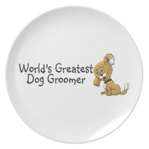 Weltbester HundeGroomer Party Teller