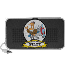 WELTBESTER MANN-CARTOON DES PILOTii Mp3 Lautsprecher