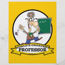 WELTBESTER PROFESSOR MEN CARTOON FLYER